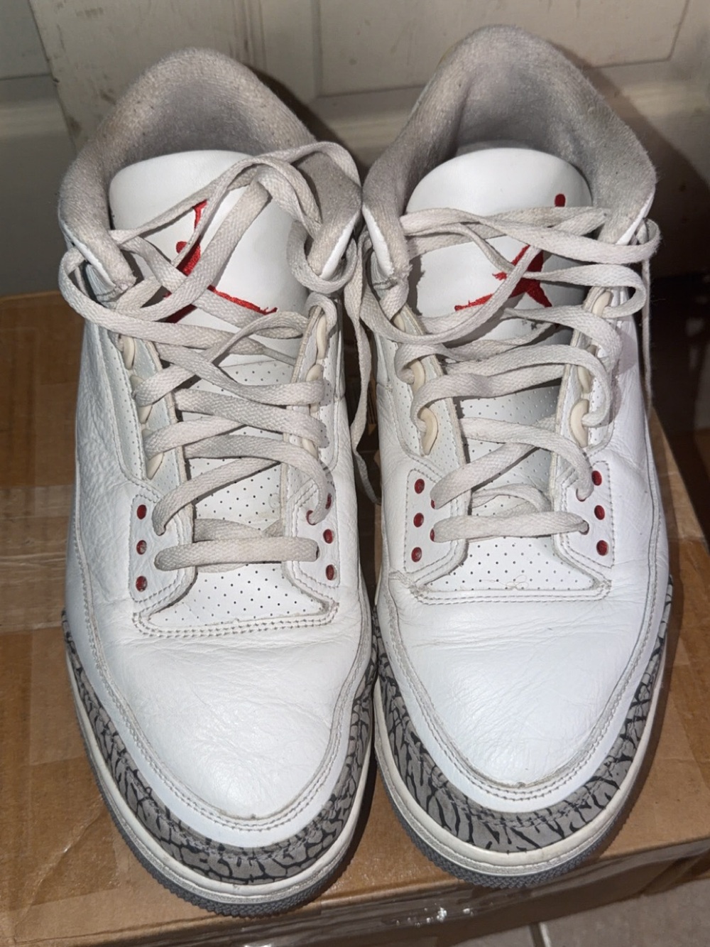 Air Jordan 3 White Cement Reimagined size 13